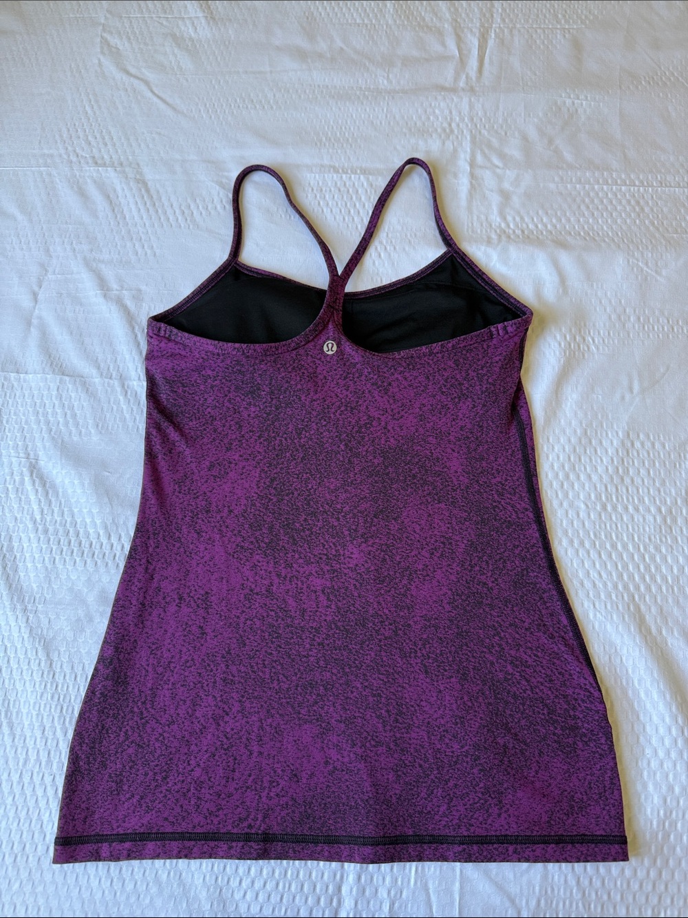 lululemon athletica Purple Racerback Tank with Subtle Heather - Picture 4 of 9